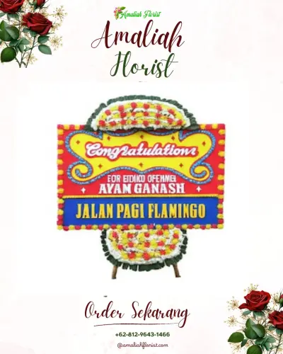 Bunga Papan Congratulation di Kutasirna